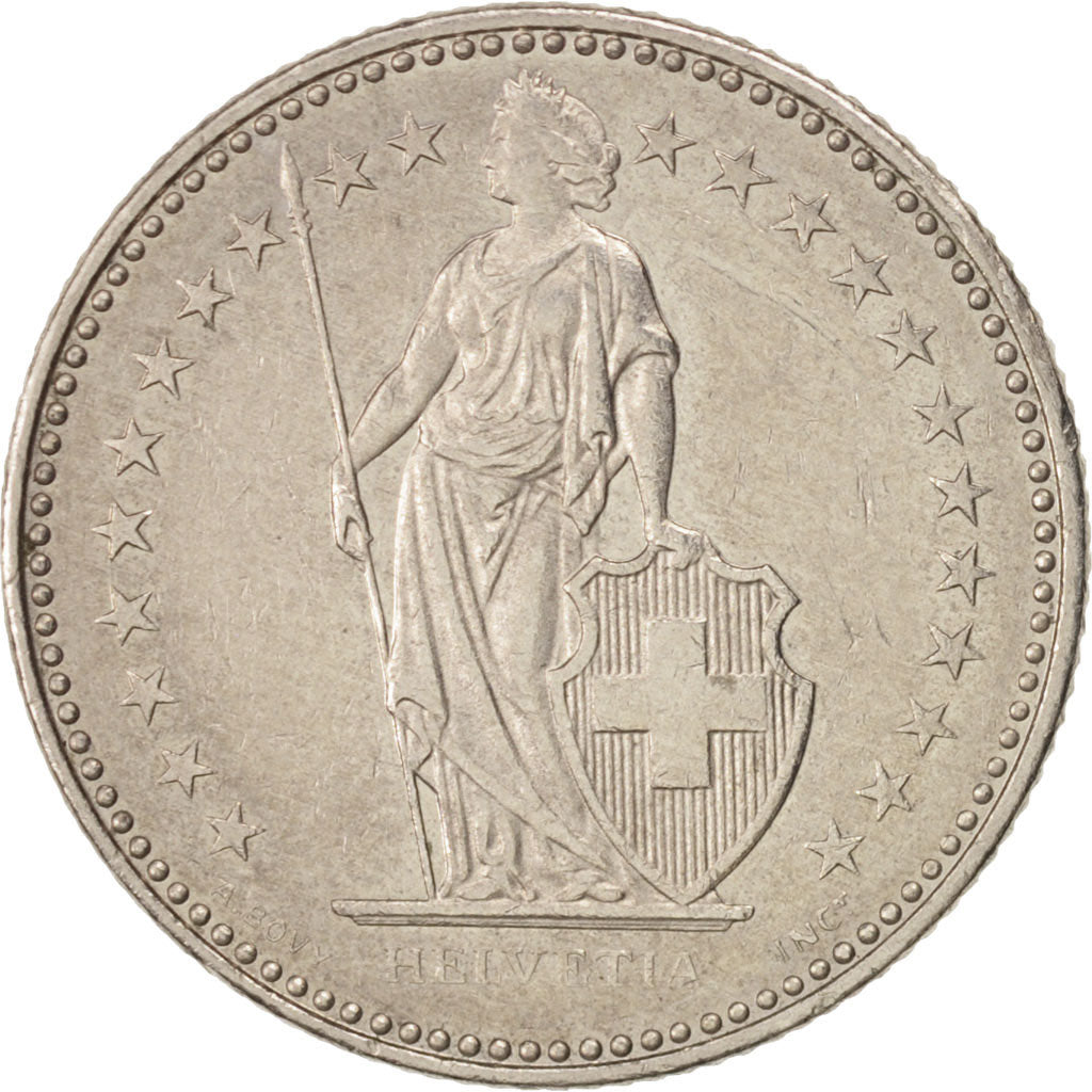 Moneta, Svizzera, Franc, 1984, Bern, BB+, Rame-nichel, KM:24a.3