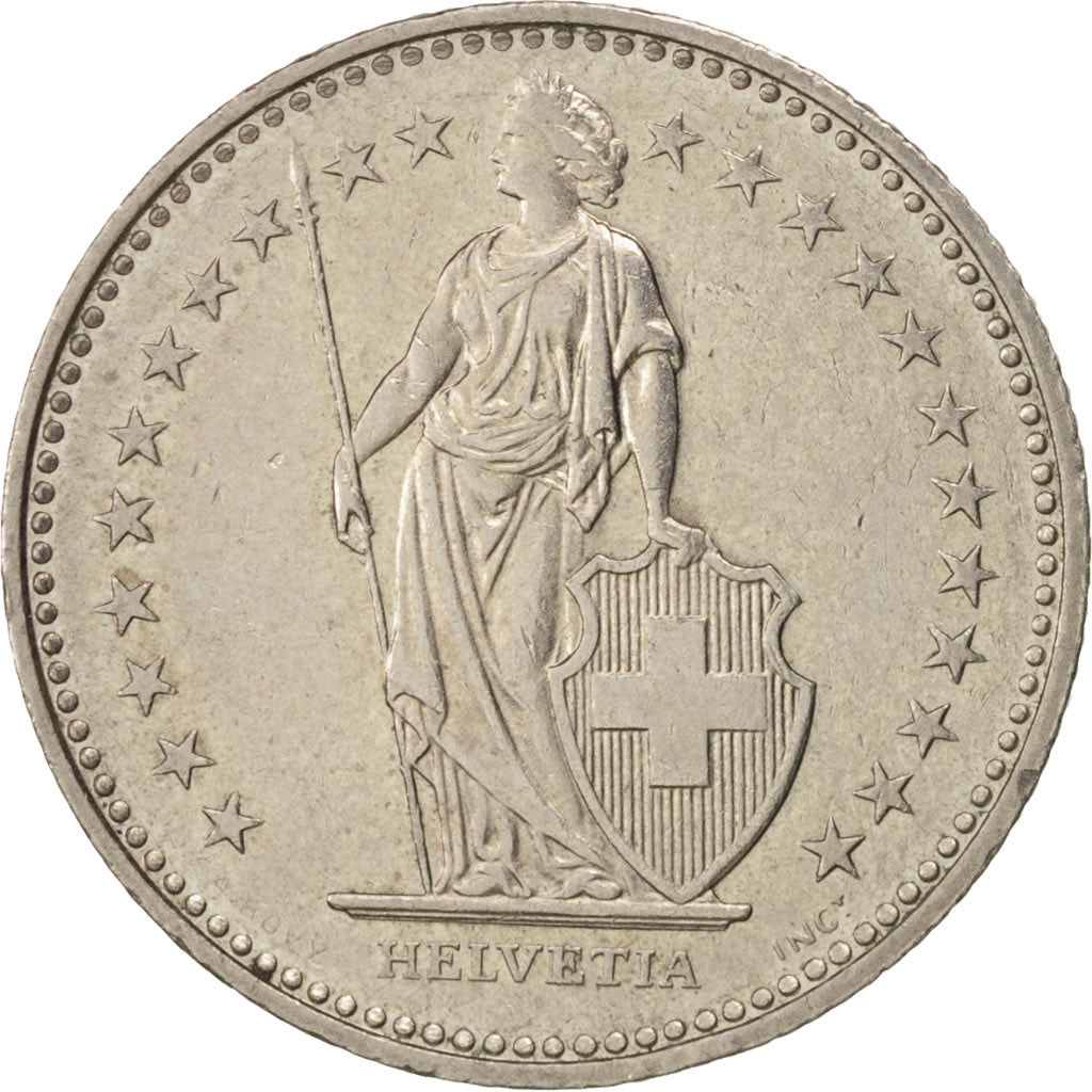 Coin, Switzerland, Franc, 1994, Bern, MS(60-62), Copper-nickel, KM:24a.3