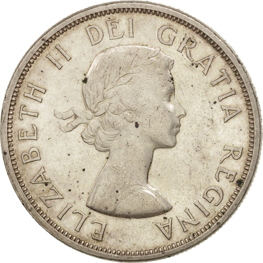 Coin, Canada, Elizabeth II, Dollar, 1963, Royal Canadian Mint, Ottawa