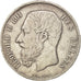 Belgium, Leopold II, 5 Francs, 5 Frank, 1869, VF(20-25), Silver, KM:24