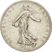 France, Semeuse, Franc, 1916, Paris, AU(50-53), Silver, KM:844.1, Gadoury:467