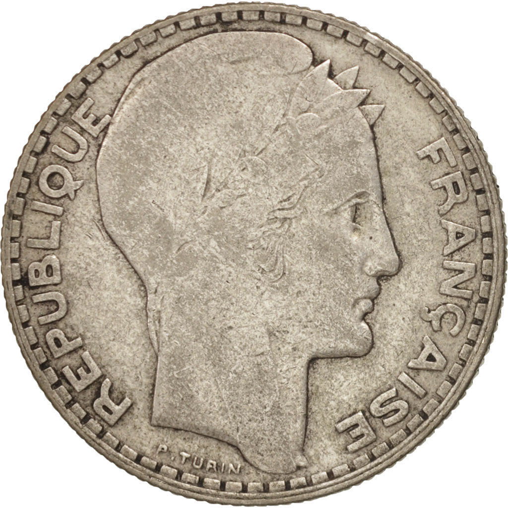 Frankreich, Turin, 10 Francs, 1930, Paris, S, Silber, KM:878