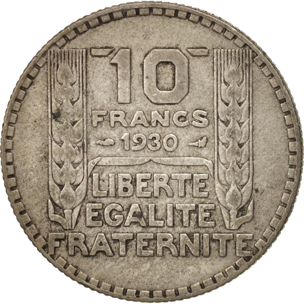 Frankreich, Turin, 10 Francs, 1930, Paris, S, Silber, KM:878