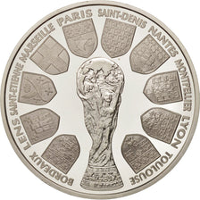 France, 10 Francs, World Cup 1998, MS(65-70), Silver, KM:1167