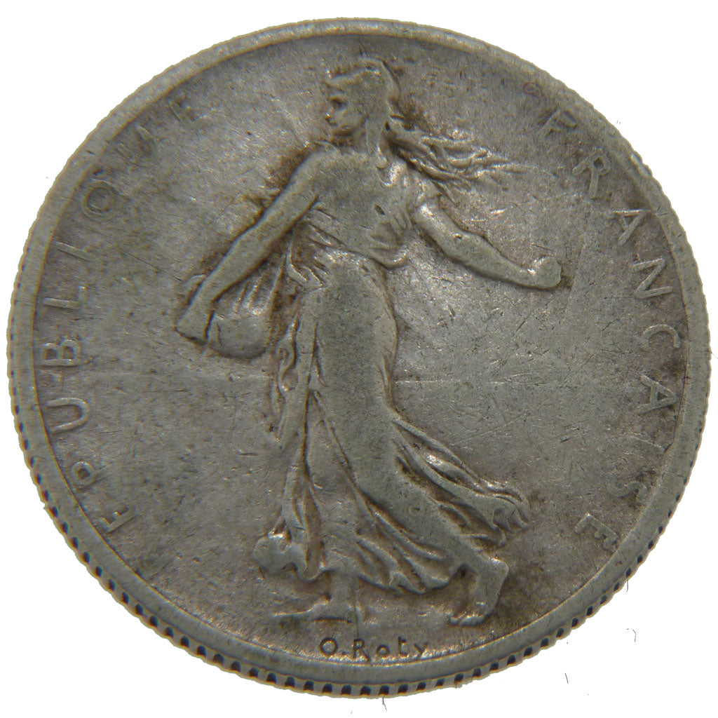 FRANCE, Semeuse, 2 Francs, 1904, VF(20-25), Silver, 27, Gadoury #532, 9.70
