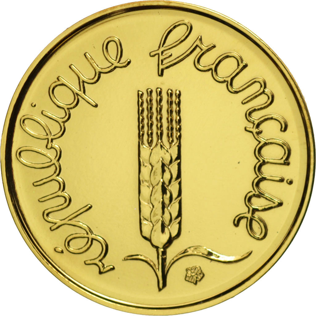 Francia, Épi, Centime, 2000, Paris, FDC, Oro, KM:928a, Gadoury:91a