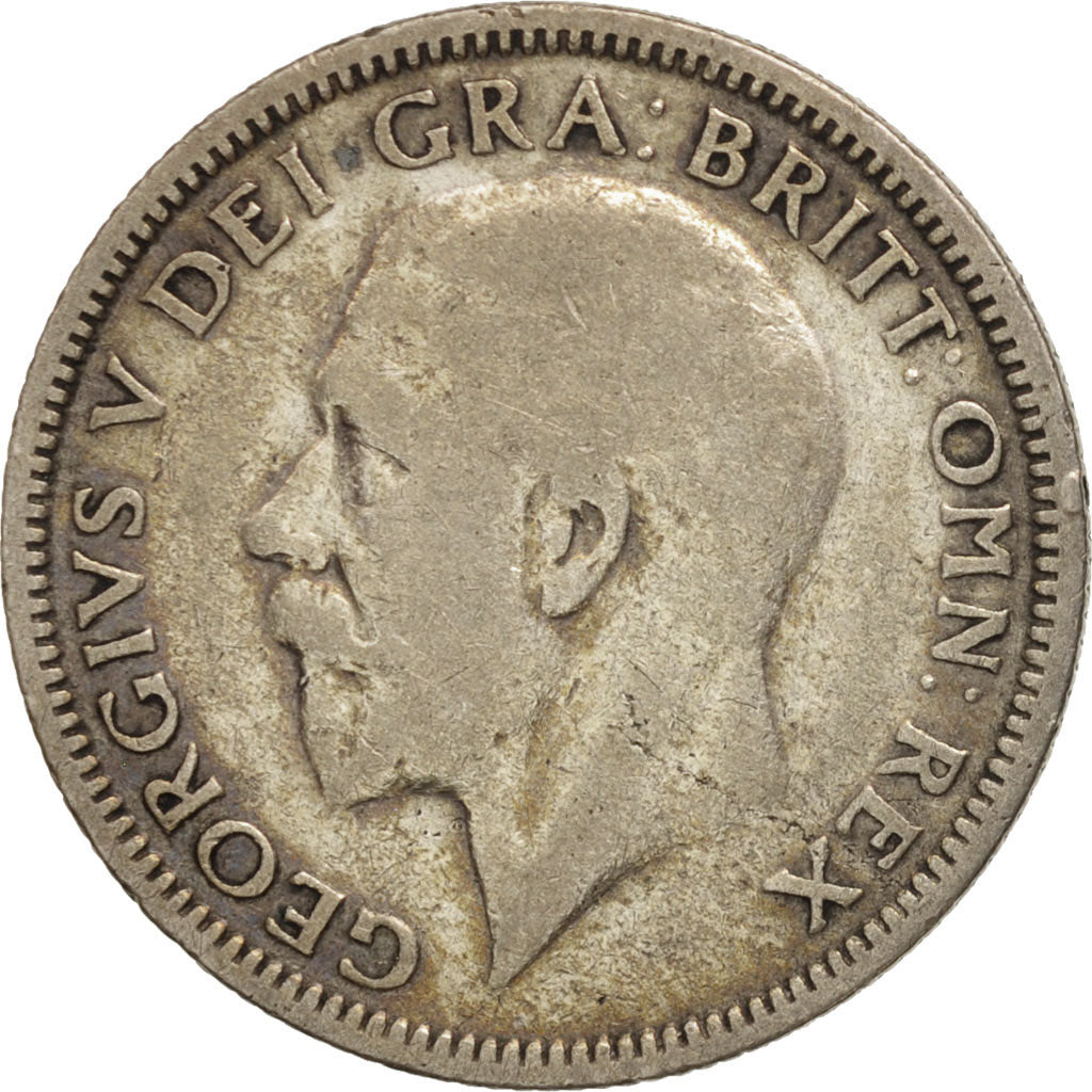 Moneta, Gran Bretagna, George V, Shilling, 1929, B+, Argento, KM:833