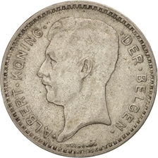 Belgium, 20 Francs, 20 Frank, 1934, VF(30-35), Silver, KM:104.1