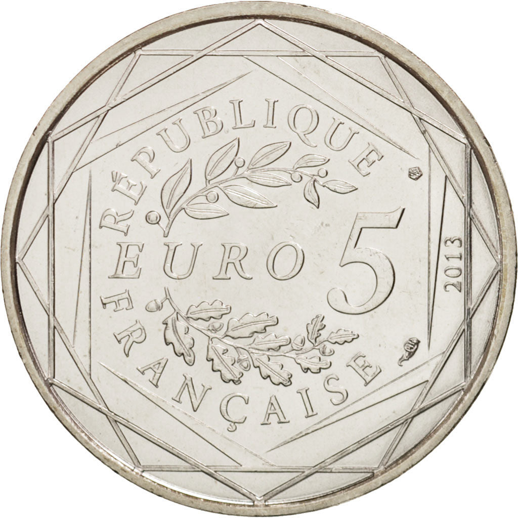 Coin, France, 5 Euro, 2013, MS(63), Silver