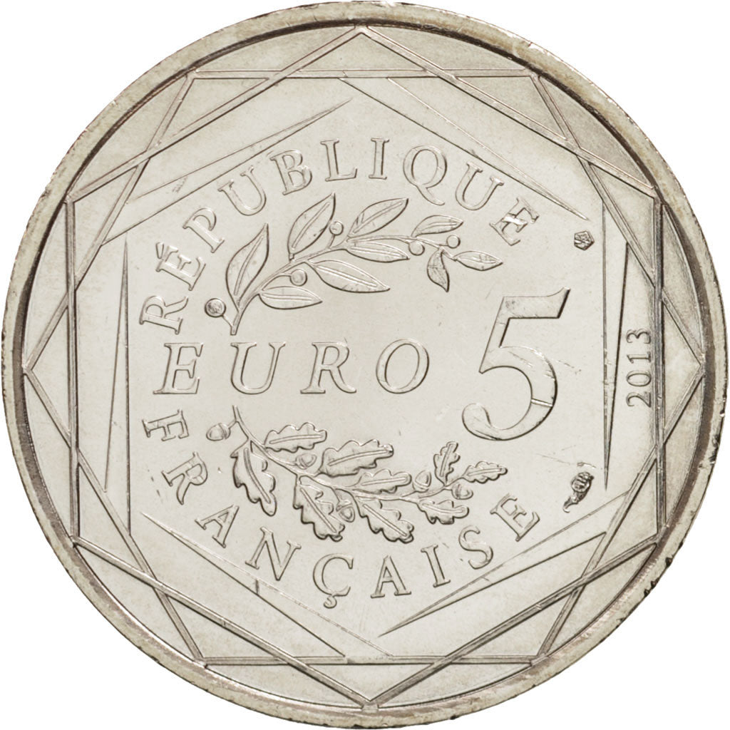 Coin, France, 5 Euro, 2013, MS(63), Silver