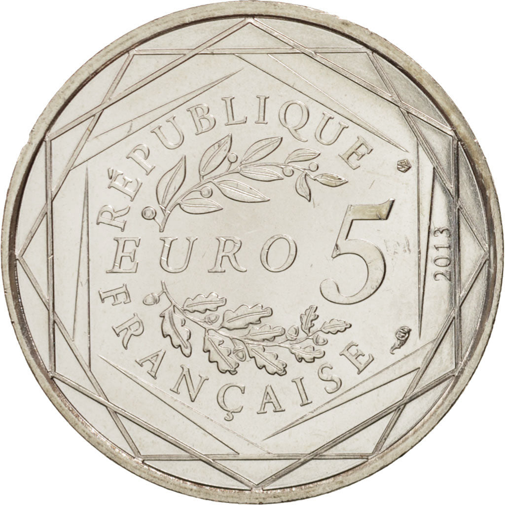 Coin, France, 5 Euro, 2013, MS(63), Silver
