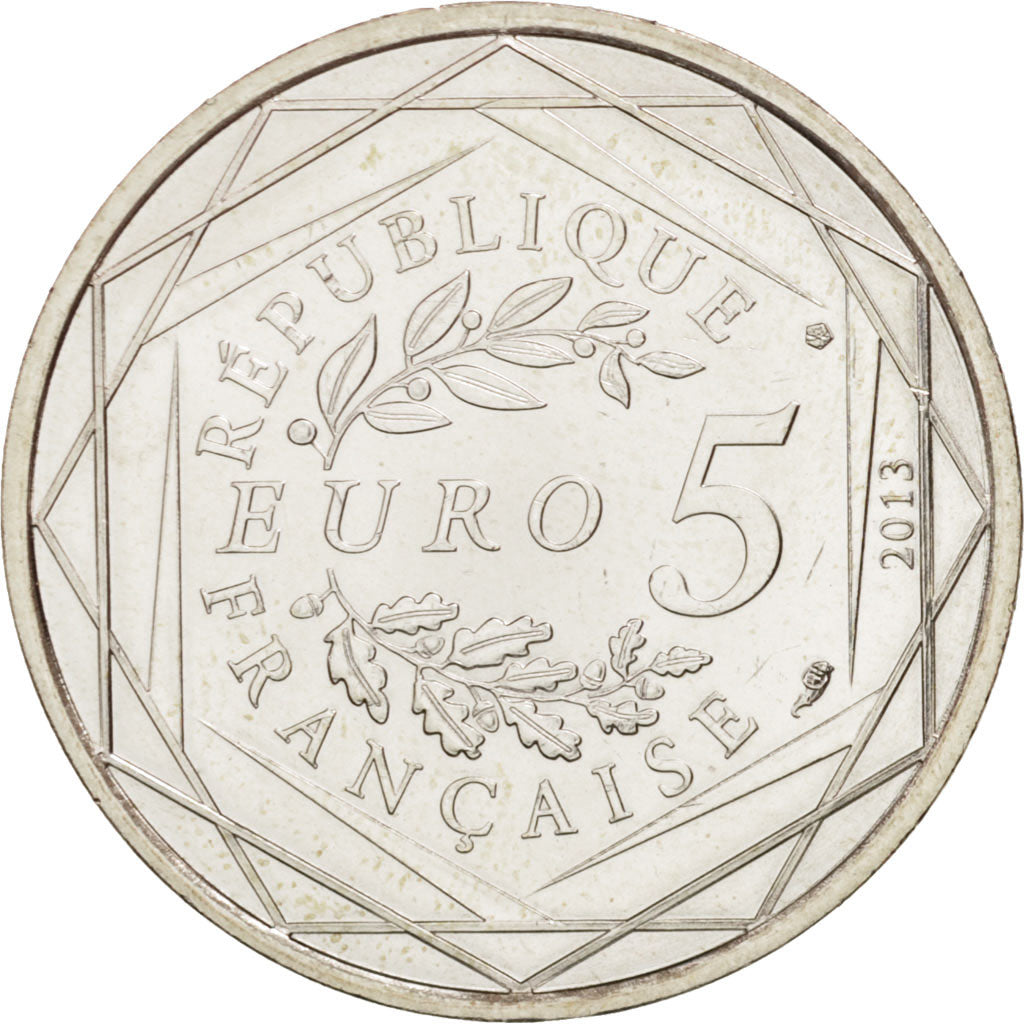Coin, France, 5 Euro, 2013, MS(63), Silver