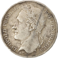 Belgium, Leopold I, 5 Francs, 5 Frank, 1849, VF(30-35), Silver, KM:3.2