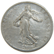 FRANCE, Semeuse, 2 Francs, 1908, Paris, KM #845.1, EF(40-45), Silver, 27,...