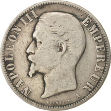 France, Napoleon III, 5 Francs, 1855, Paris, VF(20-25), silver, KM:782.1