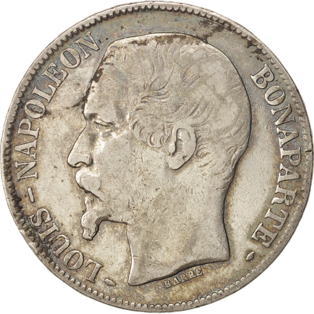 France, Napoléon III, 5 Francs, 1852, Paris, VF(30-35), Silver, KM:773.1