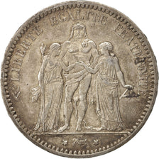 Francia, Hercule, 5 Francs, 1873, Paris, BB+, Argento, KM:820.1, Gadoury:745a