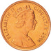 Coin, Gibraltar, Elizabeth II, Penny, 2006, MS(64), Copper Plated Steel, KM:1079