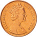 Coin, Gibraltar, Elizabeth II, 2 Pence, 2006, Pobjoy Mint, MS(64), Copper Plated