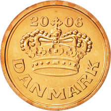 Denmark, Margrethe II, 50 Öre, 2006, Brondby, MS(64), Bronze, KM:866.3