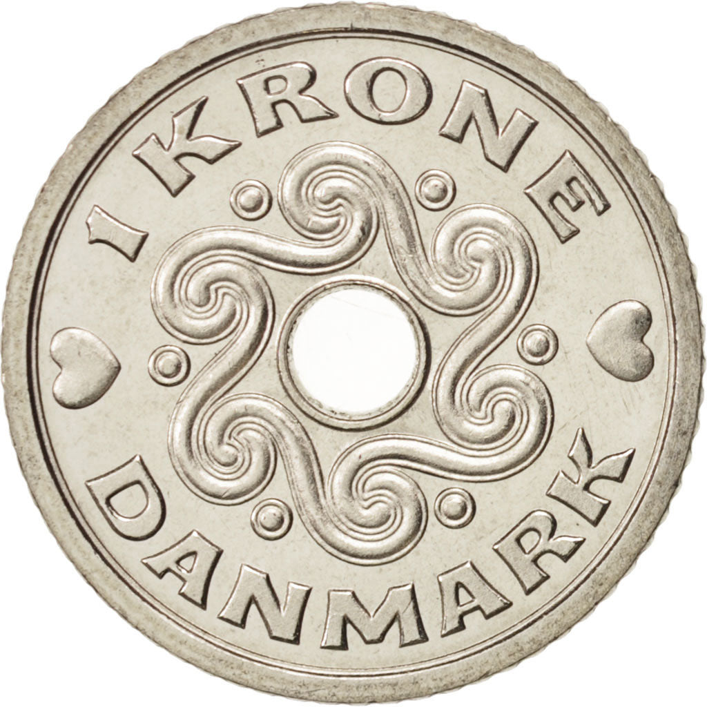 Coin, Denmark, Margrethe II, Krone, 2006, Brondby, MS(65-70), Copper-nickel
