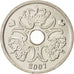 Denmark, Margrethe II, 2 Kroner, 2007, Brondby, MS(65-70), Copper-nickel