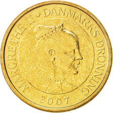 Denmark, Margrethe II, 20 Kroner, 2007, Copenhagen, MS(64), Aluminum-Bronze