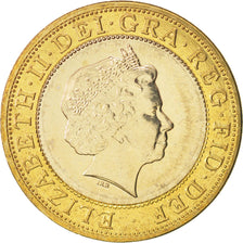 Coin, Great Britain, Elizabeth II, 2 Pounds, 1998, MS(63), Bi-Metallic, KM:994