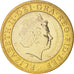 Coin, Great Britain, Elizabeth II, 2 Pounds, 1998, MS(63), Bi-Metallic, KM:994