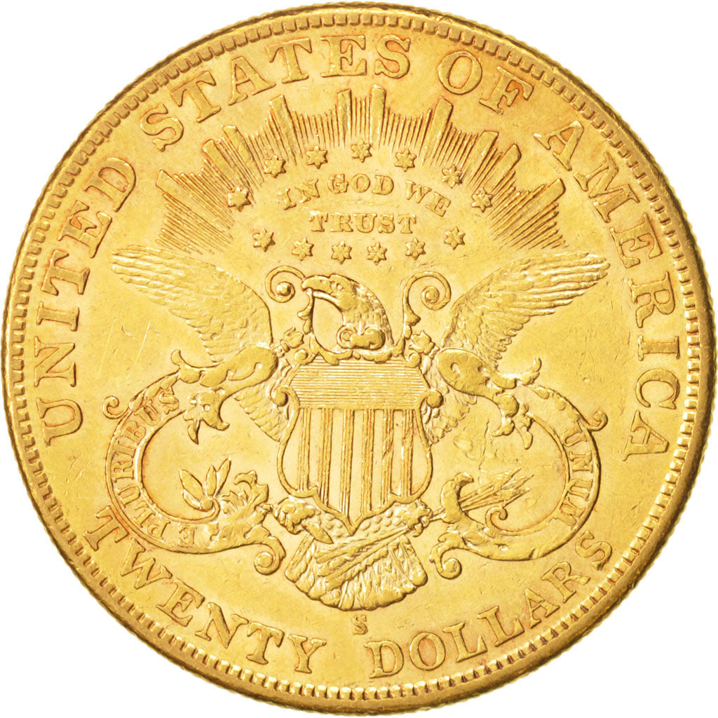 Stati Uniti, Liberty Head, $20, Double Eagle, 1905, San Francisco, BB+, KM:74.3