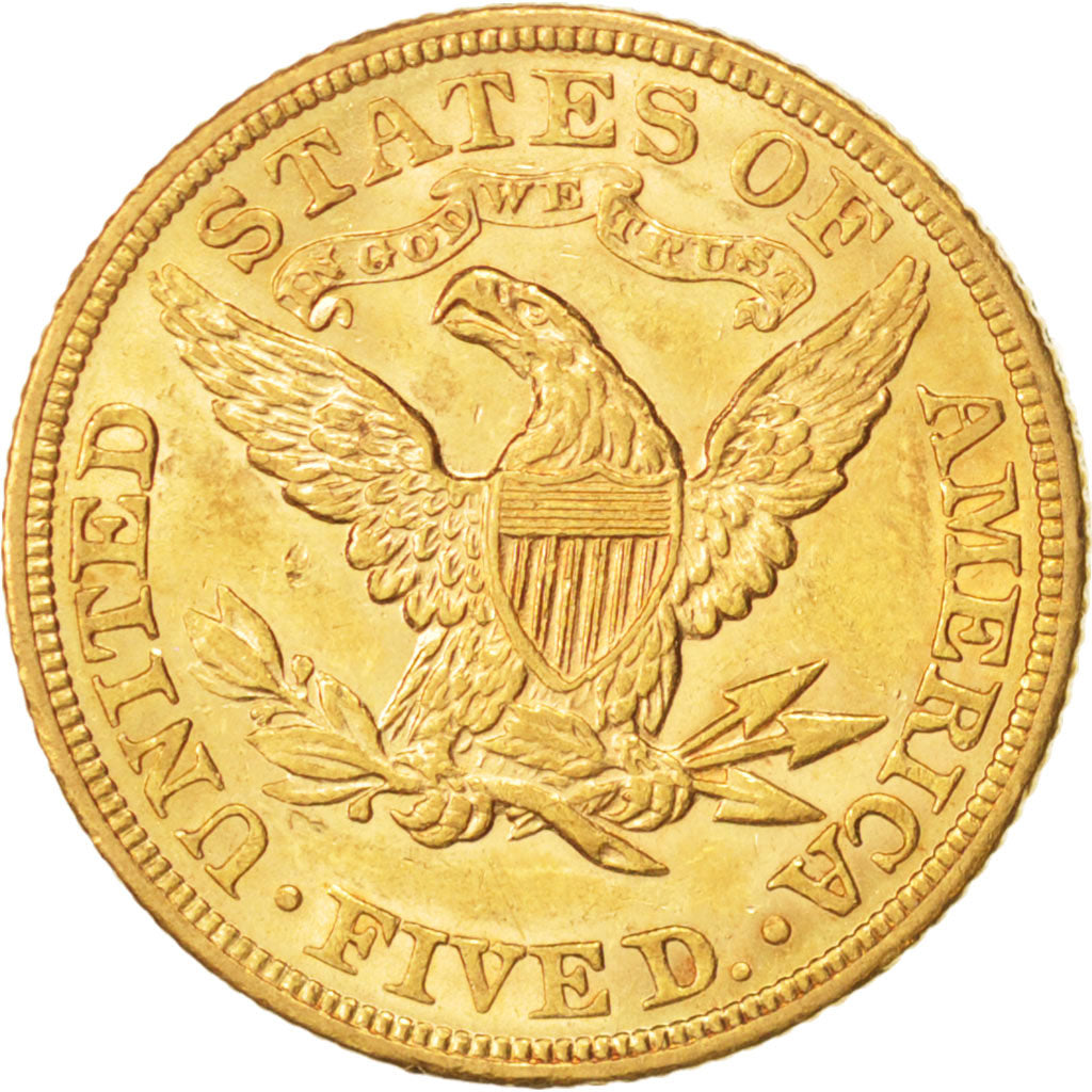 Vereinigte Staaten, Coronet Head, $5, 1904, U.S. Mint, Philadelphia, VZ, KM:101