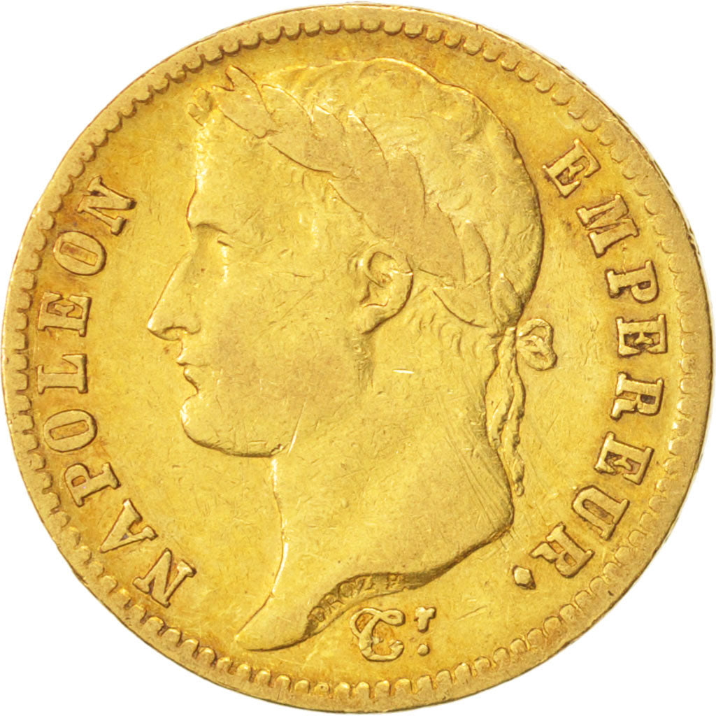 Frankreich, Napoléon I, 20 Francs, 1812, Lille, S+, Gold, KM:695.10