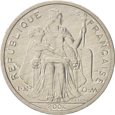 Moneta, Polinesia francese, 2 Francs, 2004, Paris, FDC, Alluminio, KM:10