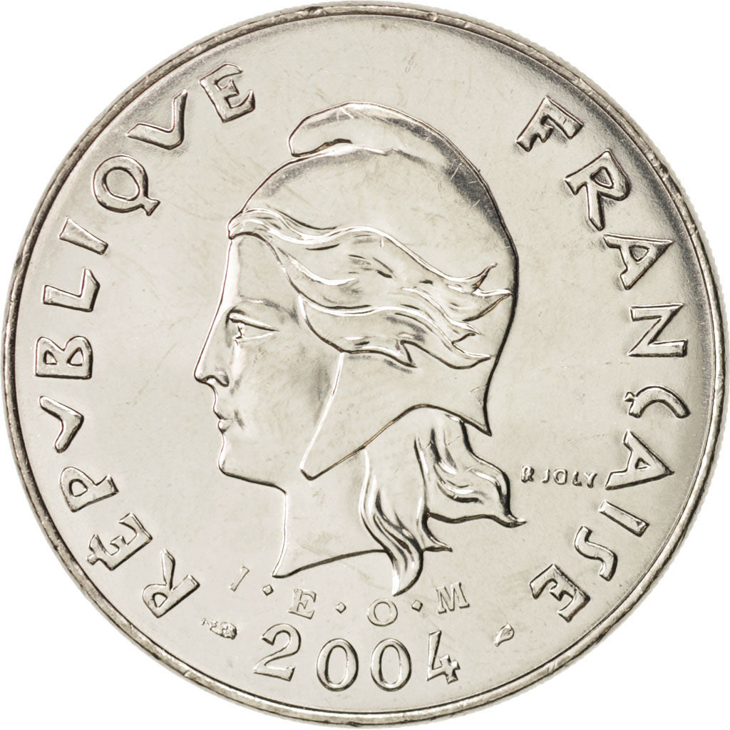 French Polynesia, 50 Francs, 2004, Paris, MS(65-70), Nickel, KM:13