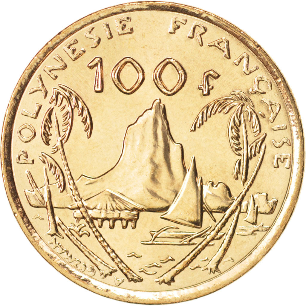 Coin, French Polynesia, 100 Francs, 2004, Paris, MS(65-70), Nickel-Bronze, KM:14