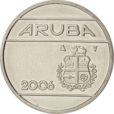 Aruba, Beatrix, 25 Cents, 2006, Utrecht, SPL+, Nickel Bonded Steel, KM:3