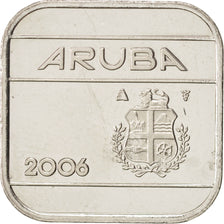 Aruba, Beatrix, 50 Cents, 2006, Utrecht, SC, Níquel aleado con acero, KM:4