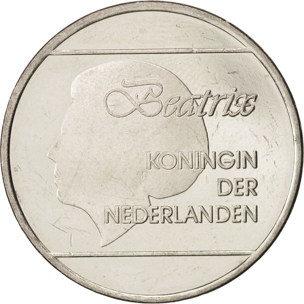Aruba, Beatrix, 2-1/2 Florin, 1988, Utrecht, UNZ, Nickel Bonded Steel, KM:6