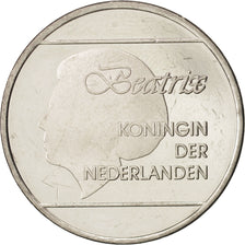 Aruba, Beatrix, 2-1/2 Florin, 1988, Utrecht, MS(63), Nickel Bonded Steel, KM:6