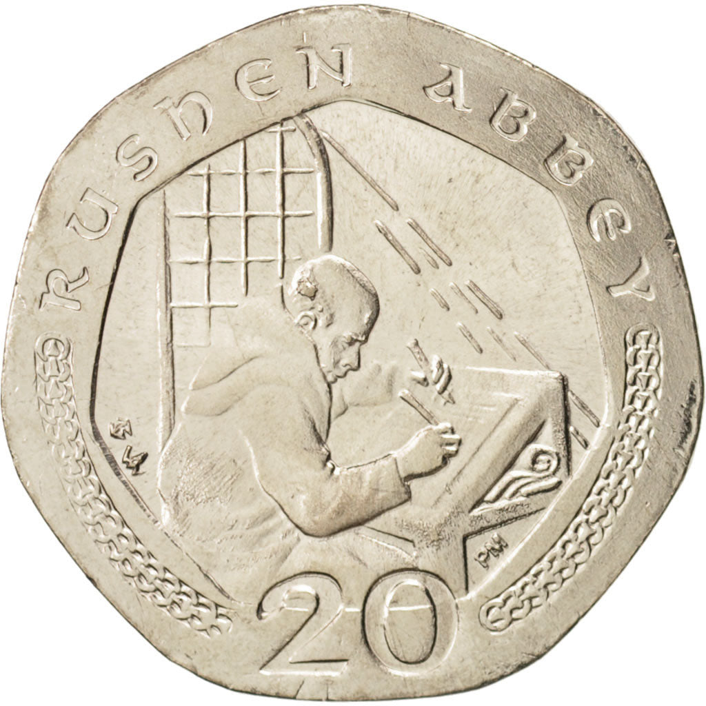 Isle of Man, Elizabeth II, 20 Pence, 2003, Pobjoy Mint, MS(64), Copper-nickel