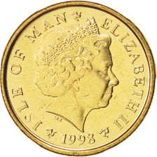 Isle of Man, Elizabeth II, Pound, 1998, Pobjoy Mint, MS(60-62), Nickel-brass