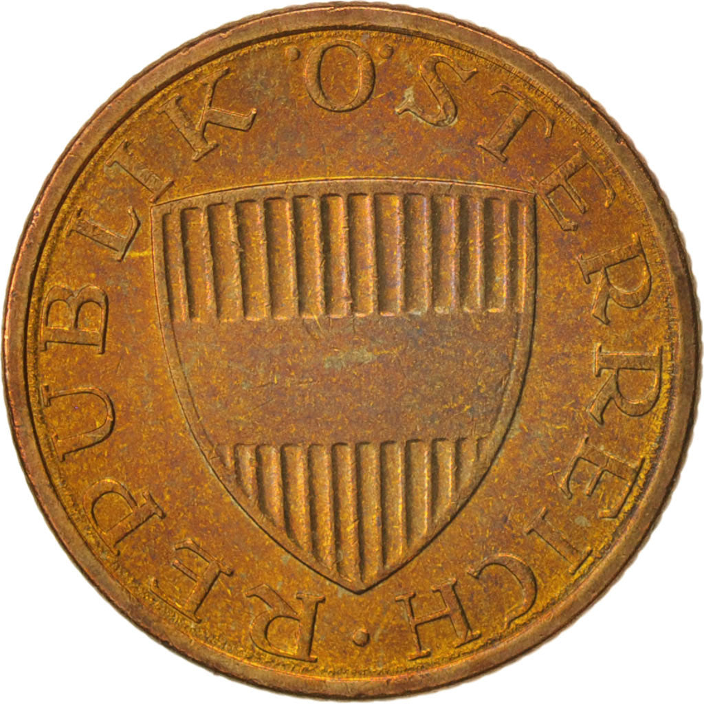 Coin, Austria, 50 Groschen, 1991, MS(60-62), Aluminum-Bronze, KM:2885