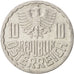 Coin, Austria, 10 Groschen, 1982, Vienna, AU(55-58), Aluminum, KM:2878