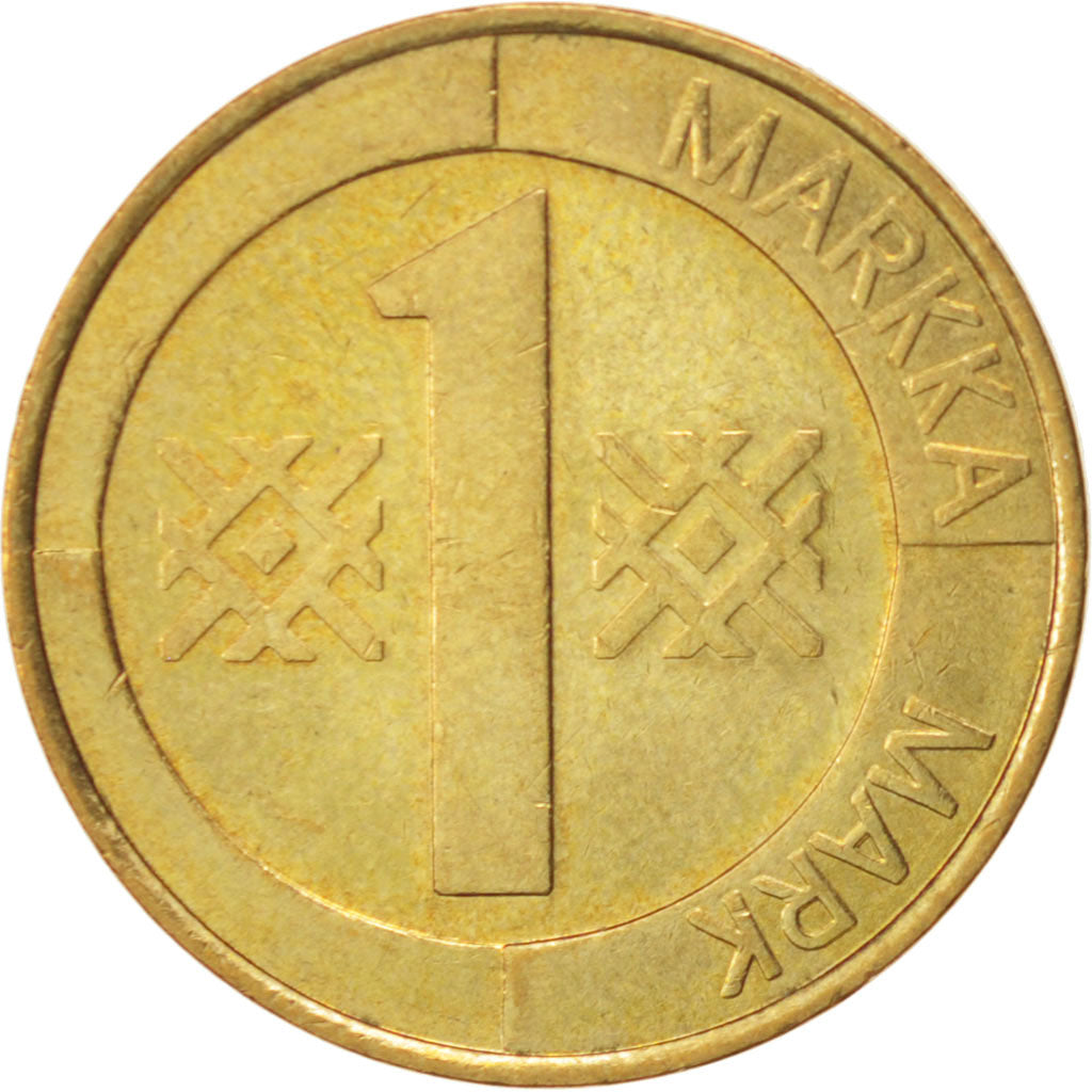 Finland, Markka, 1995, AU(55-58), Aluminum-Bronze, KM:76