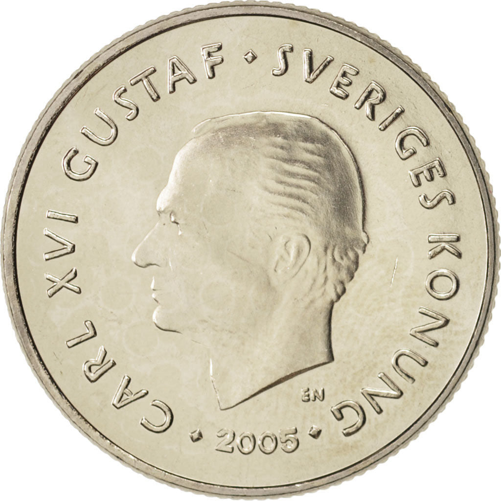Sweden, Carl XVI Gustaf, Krona, 2005, Eskilstuna, MS(65-70), Copper-nickel