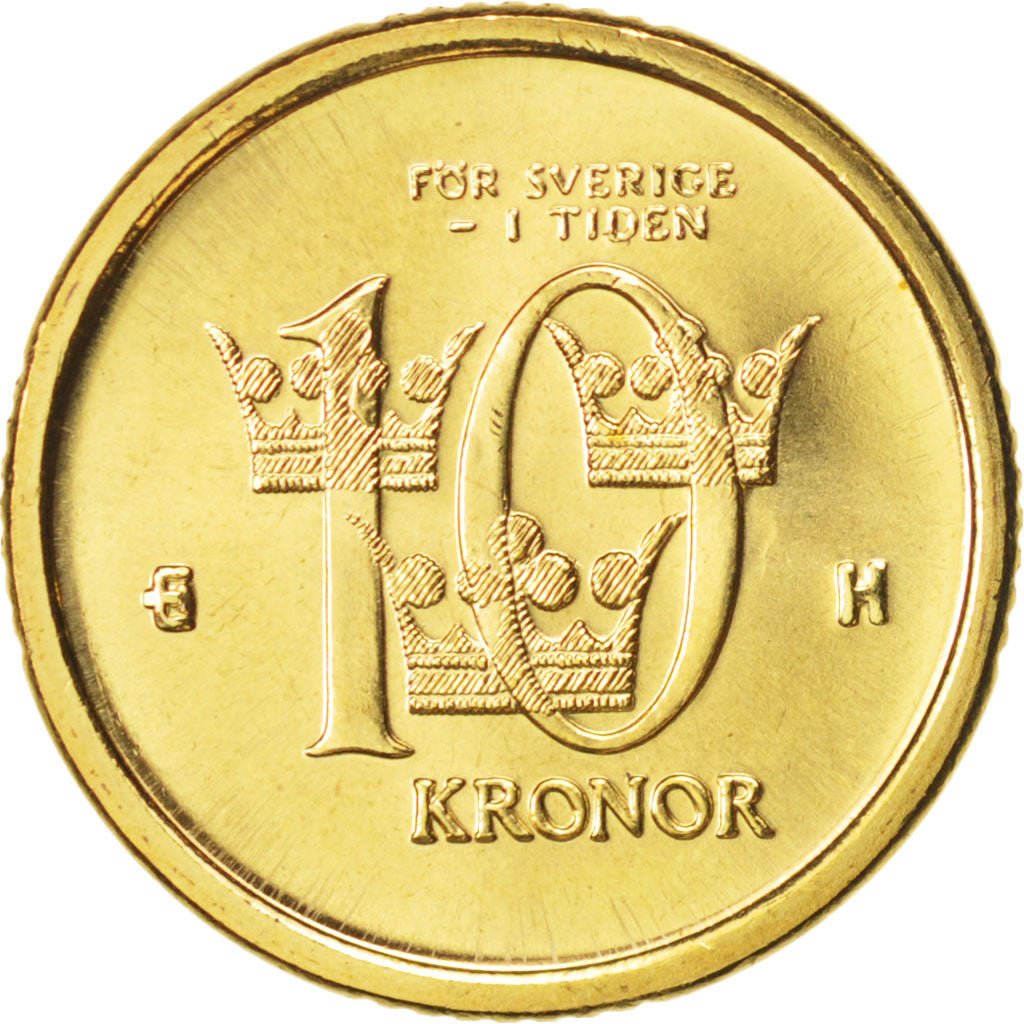 Sweden, Carl XVI Gustaf, 10 Kronor, 2005, Eskilstuna, MS(65-70)