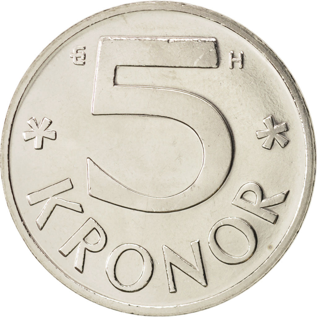 Sweden, Carl XVI Gustaf, 5 Kronor, 2005, MS(65-70), Copper-Nickel Clad Nickel