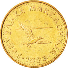 Moneda, Macedonia, 50 Deni, 1993, SC+, Latón, KM:1