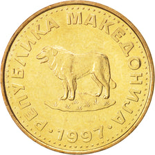 Coin, Macedonia, Denar, 1997, MS(64), Brass, KM:2