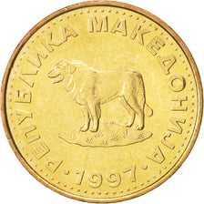 Münze, Mazedonien, Denar, 1997, UNZ+, Messing, KM:2